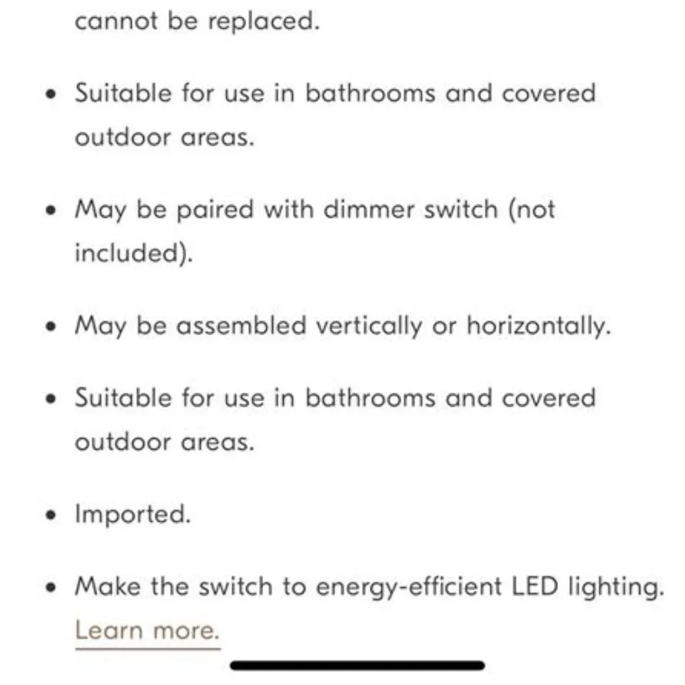 West Elm Light Rods LED Sconce